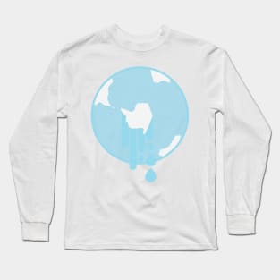 The earth is melting Long Sleeve T-Shirt